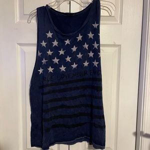 Blue white tank (no red)